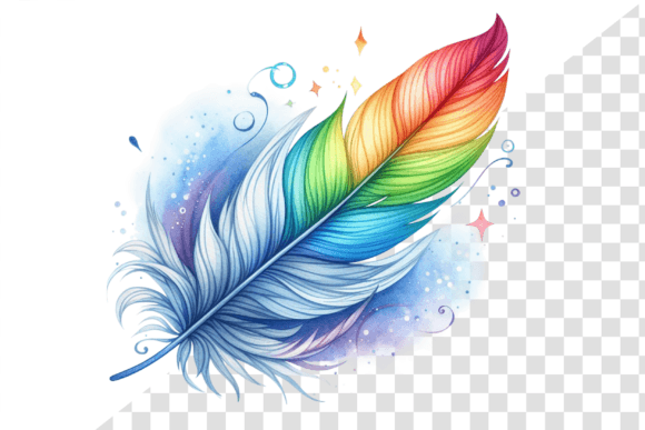 Feather Rainbow Hope Watercolor Clipart: A Designer’s Guide
