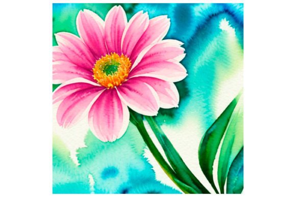 Flower Pattern Watercolor: A Display Font with Handmade Soul