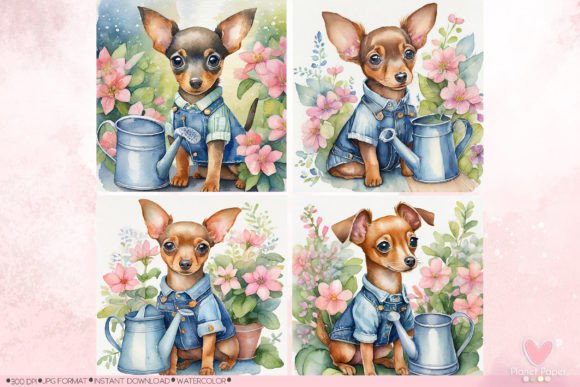 Pinschers Watercolor: A Hand-Painted Voice for Modern Branding