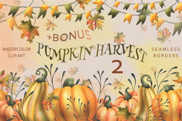 Pumpkin Harvest Watercolor Borders: A Designer's Guide