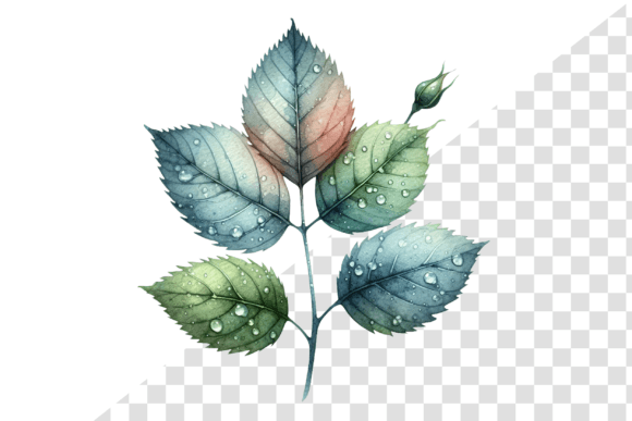 SpringDew Watercolor Clipart for Gentle Branding