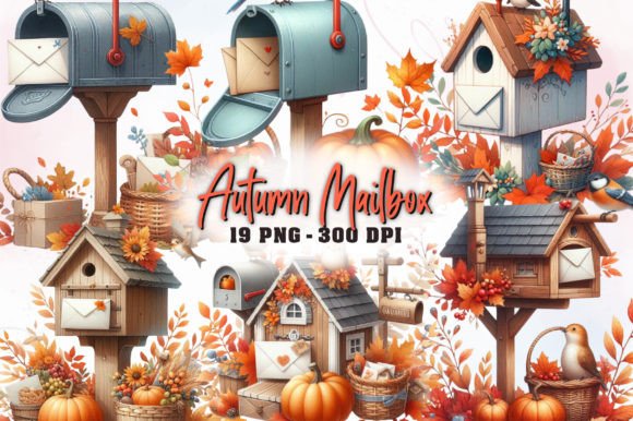 Watercolor Autumn Mailbox Sublimation: Design Guide