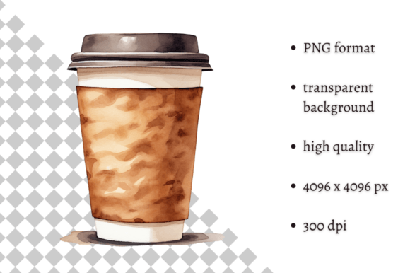 Watercolor Coffee Clipart: Design Assets with Artistic Soul