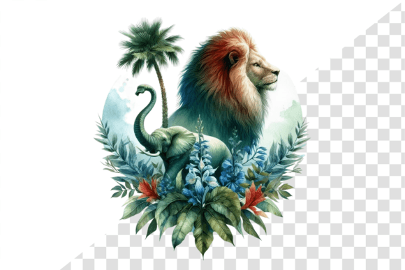 Watercolor Majestic Endangered Animal: Artistry Meets Advocacy
